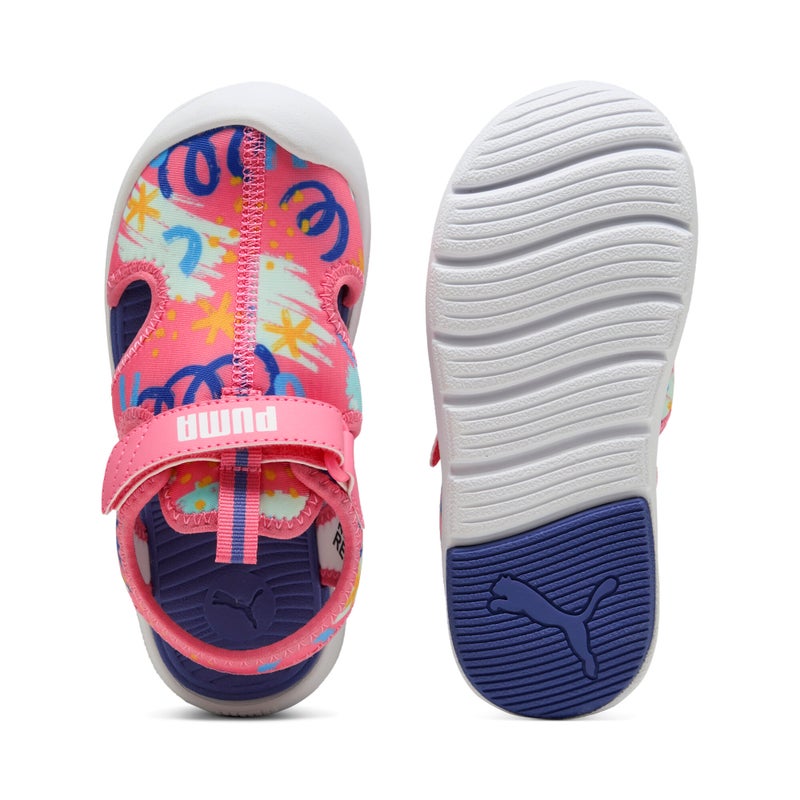 PUMA Fun Racer Kids Unisex Pink Sandals - Image 4